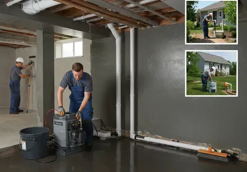 Basement Waterproofing and Flood Prevention process in Helena, GA